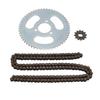 Kit Pignone Catena 25H Acciaio 55T Pignone Ruota Posteriore 12T Pignone Ruota Anteriore con Catena di Trasmissione a 146 Maglie per Mini Moto 47CC 49CC ATV
