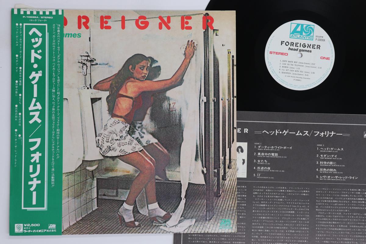 

LP Пластинка FOREIGNER - Head Games P10698A ATLANTIC 1979 Япония Obi Rock Б/у