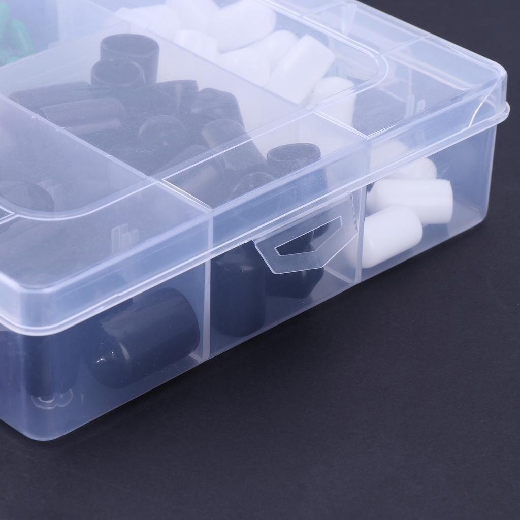 Set of 170 Rubber Protective Caps PVC Slip Resistant Caps Assorted Size Protective Caps for Screw Lubrication Nipples