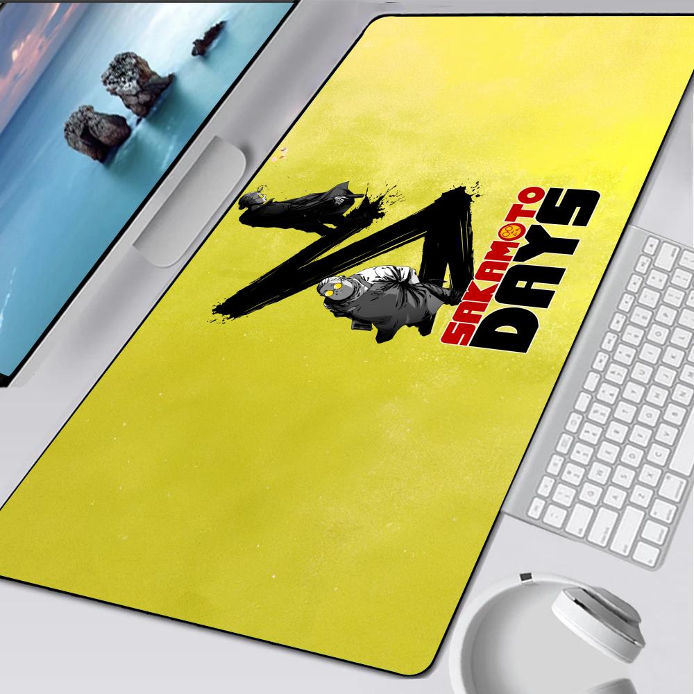 T-Taro S-Sakamoto-S Mouse Pad Rubber Mat Laptop Xxl Mousepad Notebook Gamer Computer Table Gaming Accessories