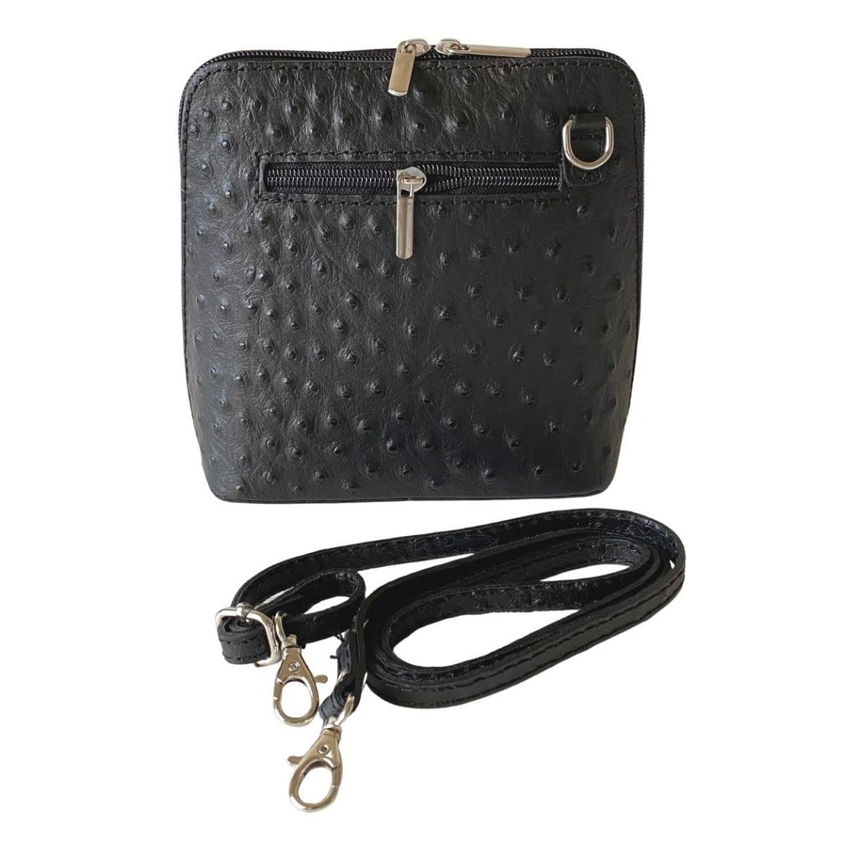 

Barsanti Pochette Crossbody Cowhide Made in Italy [G.Barsanti&Figli] Women s (Black)