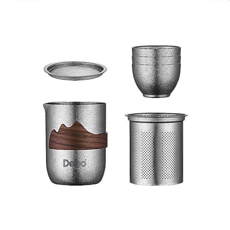 Debo Titanium Tea Infuser Cup Set