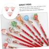 25 Christmas Christmas Kids Christmas Goods Bag Christmas TPR Pencils with Assorted for School Pencils, Stationery, Filler, Eraser, Wooden, Colors,
