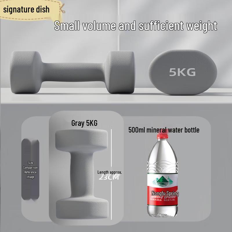 Cast Iron Dumbbell Pair for Home Fitness