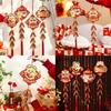 Elegant Chinese New Year Decoration 2025 Snake Year Pendant Hangings For Joyful Spring Festival Home Setup