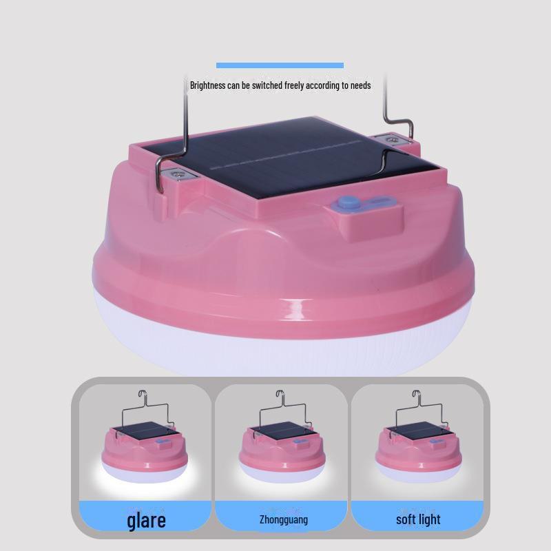 LED Solar Multifunktions-Magnetleuchte für Outdoor-Camping und Notfallgebrauch