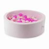 Dry Pool 90X30 Velvet Soft Light Pink With Balls 200 Pcs: Transparent, Iridescent, Light Pink, Pink