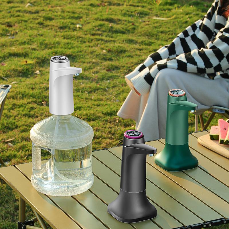 Kompakter elektrischer Wasserspender: Wiederaufladbare Automatische Pumpe für Haushalts-Flaschenwasser