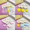 Number Design Chocolate Mold Heart Shape Resin Clay Mold New Silicone Mold  Cake Decorating