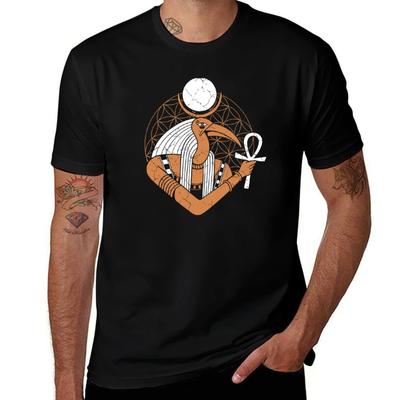 THOTH ÄGYPTISCHER GOTT T-Shirt Lässiges Tägliches Outfit T-Shirt