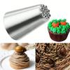 3pcs Grass Piping Nozzle Set 29 233 234 Stainless Steel Piping Tips For Cake, Pastry, Cupcake, Baking Tool, Decorating, Cream, Cookie, Kitchen Tools