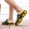 Fashion 2025 Men's Sandals Handmade Summer Shoes for Men Rubber Soft Garden Water Shoes Big Size Man Beach Flat Sandals Slippers X14
