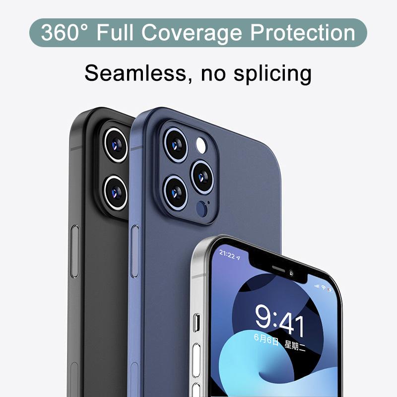 0,3 mm ultra tenké matné pouzdro pro iPhone 14 13 12 Mini 11 Pro Xs Max X Xr 7 8 Plus Se 2022 2020 Transparentní zadní kryt pevného krytu