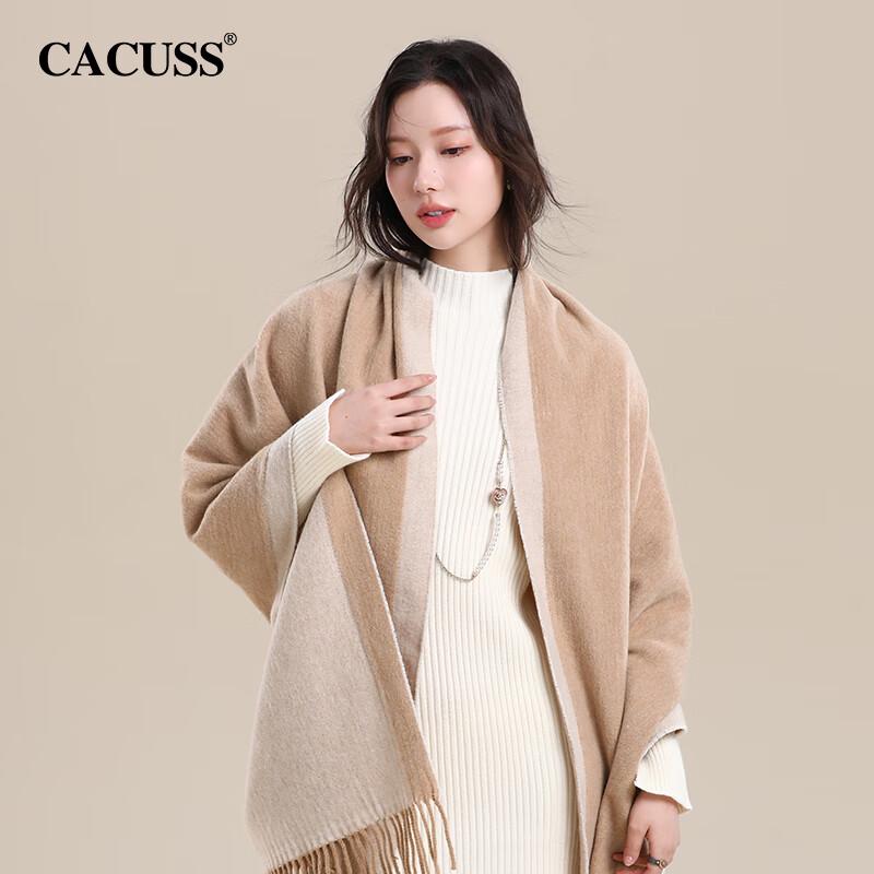 CACUSS Women's Winter Wool Blend Scarf & Shawl