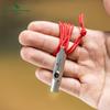 1pc Pure Titanium Outdoor Survival Whistle - Loud and Clear, Boundless Voyage Camping Rescue Whistle with Lanyard