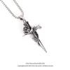 Rose Cross Pendant Necklace for Couples, Vintage Chinese Style Jewelry