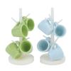 Mobili da Bar per Sala da Pranzo Con Bambola Casa delle Bambole Bicchieri da Vino Rastrelliera di Plastica Supporto Portabottiglie