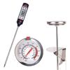 [Set of 2] Cooking Thermometer for Tempura, Deep Frying, Oil Temperature, 304 Stainless Steel, Digital Thermometer, 2 Lengths (20cm & 30cm),