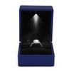 4 Colors Fashionable LED Lighted Ring Storage Box Jewelry Display Case Gift