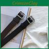 Elegant Black Pu Belt With Distinctive Decorative Elements Ideal For Womens Jeans And Fashionable Attire