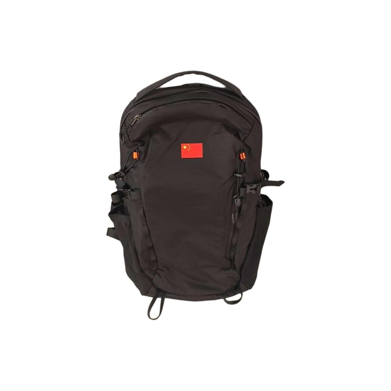 

Anta 24L National Flag Print Versatile Canvas Backpack Unisex Backpacks Black 192510162-1 Black