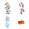 Unicorn Costume Inflatable Adult Halloween Party Cosplay Props Dress Festival