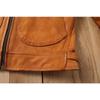 Chinese Size  Uncoated Frosted Natural Cowhide Men Leather Jacket Soft Short Slim Fit Vintage Genuine Leather Coat Autumn
