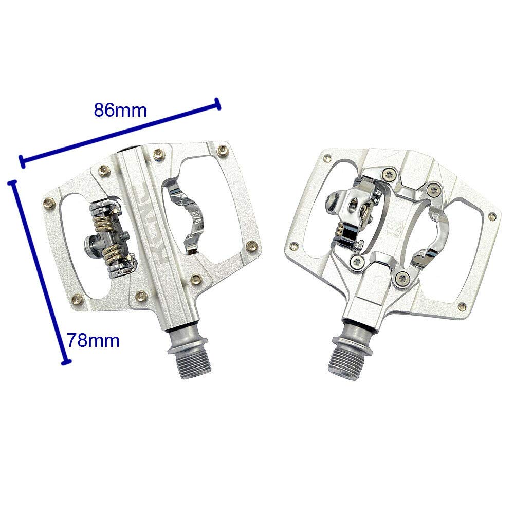 KCNC KPED09 Lightweight MTB Clipless Platform SK2120 Pedals, Silver, KPED09-CR-S,