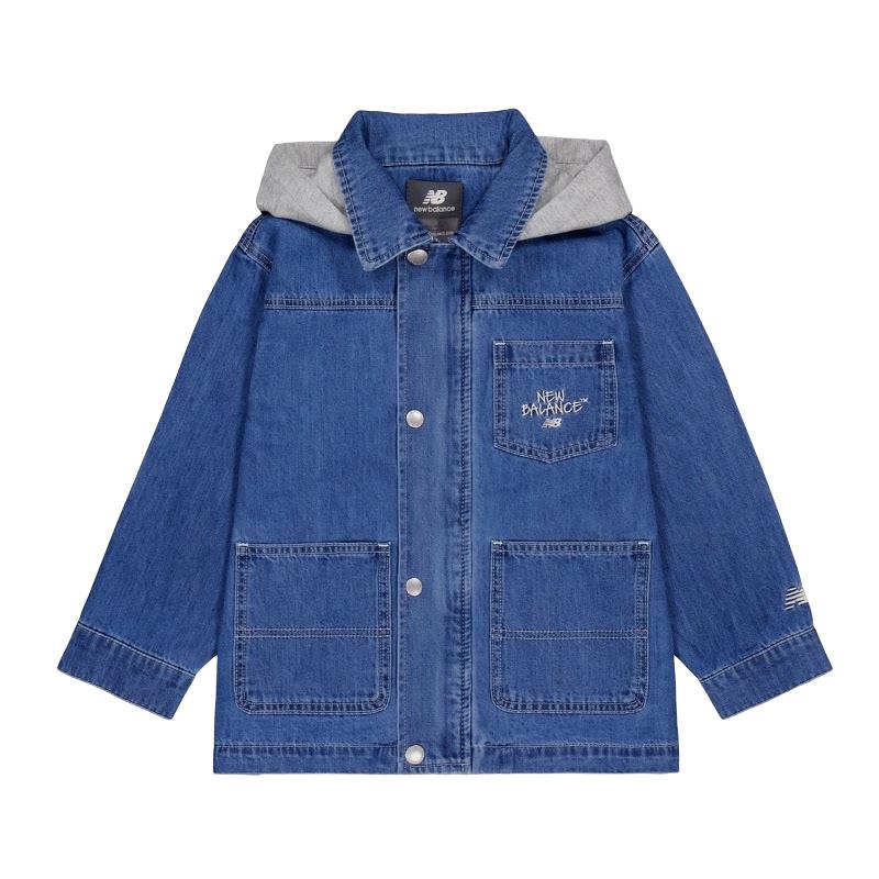 New Balance Denim Jacket SS26 Kids ND7AG26023-BL 110