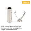 10 Pieces Metal Buckles For Clothing Cord Locks Hat Tail Clips Buttons Sweater Cord Tail Buckles Diy Sewing Accessories