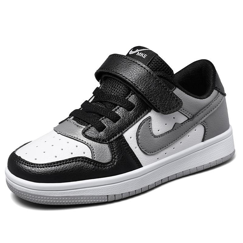 Kids Fashion Skate Shoes Lightweight Casual Shoes Velcro Skate Shoes
