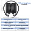 Portable FM Radio 50-108MHZ Radio Receiver Foldable Headphones Built-in Mic Support Auto Scan& Store Station with AUX Cable