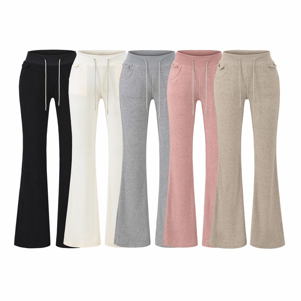 Spring 2026 Women's Diamond Chain Hooded Cardigan & Flare Pants Set