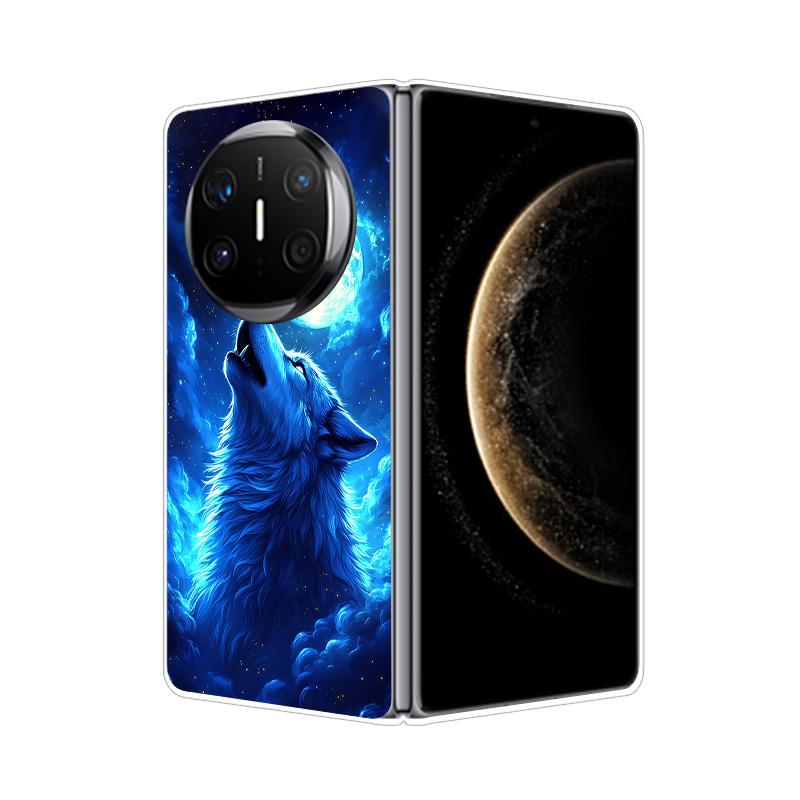 For HuaWei Mate X6 Case Marble Soft Hard PC Shell Back Cover For HuaWei Mate X3 X5 X6 X2 Full Coverage Phone Shell MateX6 Capa