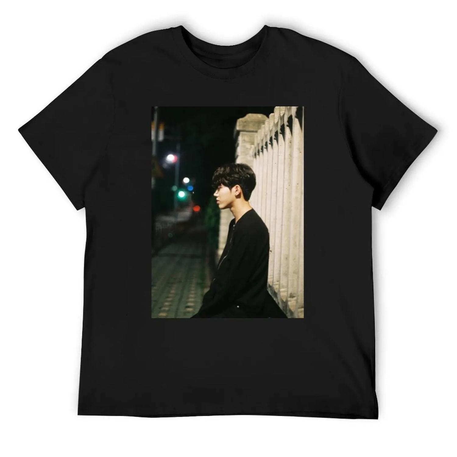 DOWOON ~ DAY6 Футболка мальчики принт животные одежда на День Святого Валентина летняя 2025 облегающие футболки для мужчин S