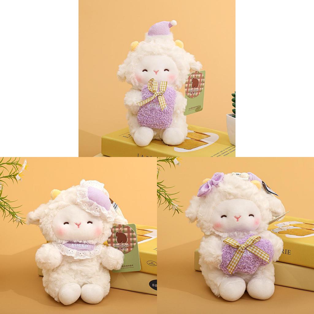 Cute Sheep Plush Toy With Keychain For Kids And Girls Gift