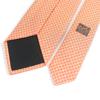 Excellent HERMES Tie H Logo Chaine d'Ancre All-over Print Regular Tie Orange 655609T Used