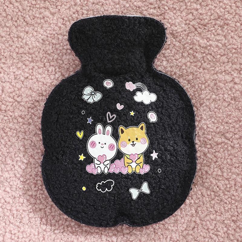 Fumede Teddy Fleece Hot Water Bottle Hand Warmer