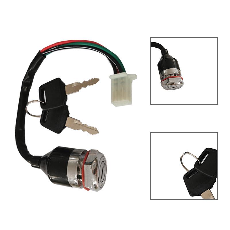 

Универсальный 4-проводной мотоцикл Замок зажигания Бочка Quad On/Off ATV Switch Key
