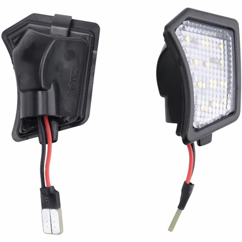 Durable-2Pcs LED Under Side Mirror Lights Welcome Puddle Lamps For Volvo C30 C70 S40 S60 S80 V40 V50 V70 XC70 XC90 31217838