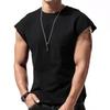 Summer Men's Mesh Gym Vest Quick Dry Loose Fitness Exercise Wide Shoulder Sports Sleeveless Shirt Bodybuilding Tank Top