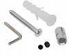 Black railing bracket, mounts to 16mm black pipe, loft