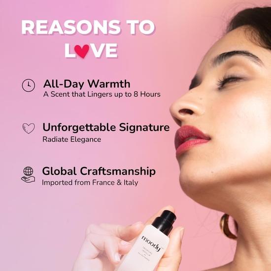 Moody Premium Tropical Vanilla Perfume for Women | Long Lasting Scent Upto 8 Hours | Luxurious EDP Fragrance with 20% Perfume Oil, 100ml