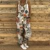 Peto de verano marca ZANZEA para mujer en algodón, de tirantes con pantalón suelto y estampado floral vintage