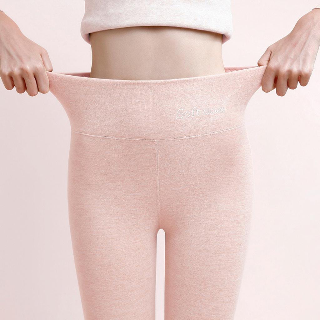 Women's High Waist Casual Pants Solid Color Leggings Long Trousers Running Winter And Fall