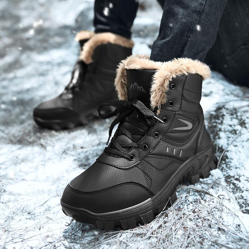 Men Winter Snow Boots Super Warm Women Hiking Boots Men's Outdoor Sneakers Men Winter Boots