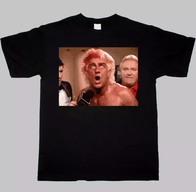 80er Jahre Ric Flair Wow Neues Geschenk für Fans Kurzarm T-Shirt, Größe S-4XL