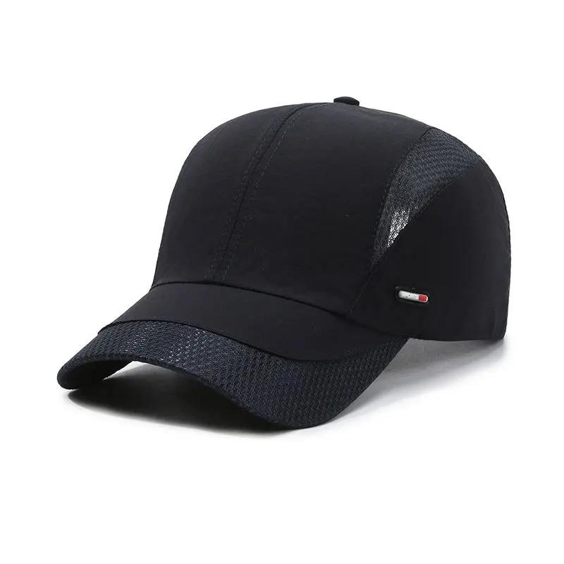 1Pcs Summer Quick Dry Baseball Cap Outdoor Sports Mesh Breathable Hat for Men Women Hiking Fishing Sunbonnet Golf Adjustable Cap