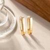 Elegant European-Style Non-Fading Women's Linear Earrings