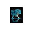 Dream Blue Lion Silhouette Puzzle Decorative Painting Ornament Original Translucent Acrylic Puzzle